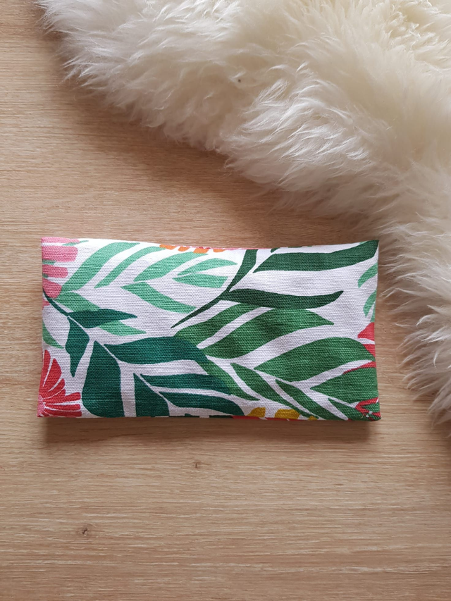 23 - Coussin pour les yeux - Fleurs multicolores