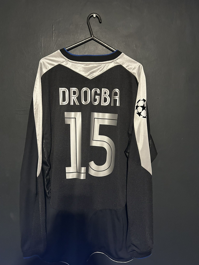 (XL) Chelsea 2004-06 Away L/S / DROGBA 15