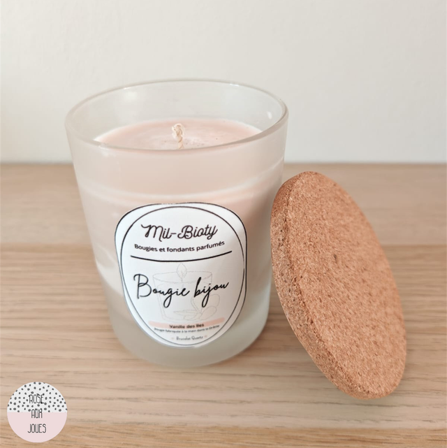 Bougie bijou doré : Boucles d’oreilles 