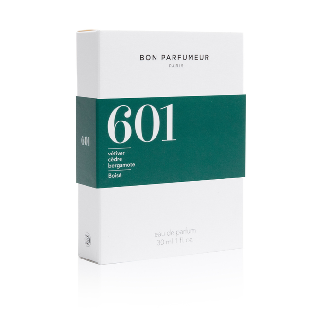 Eau de Parfum 601 - Vétiver, Cèdre, Bergamote - Bon Parfumeur