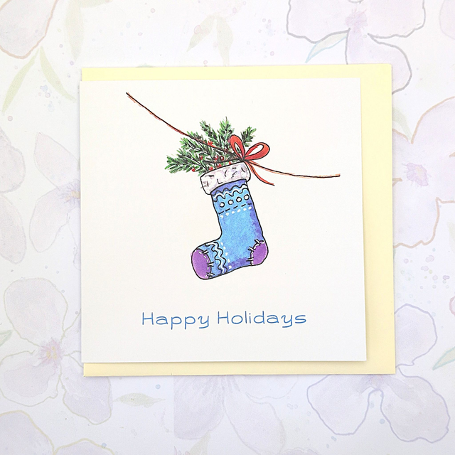 Christmas Card - small square