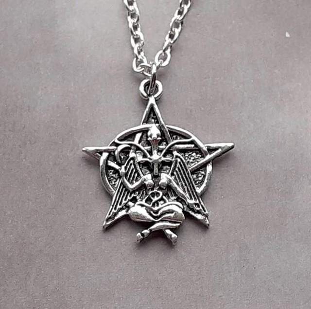 Baphomet Pentagram Necklace 