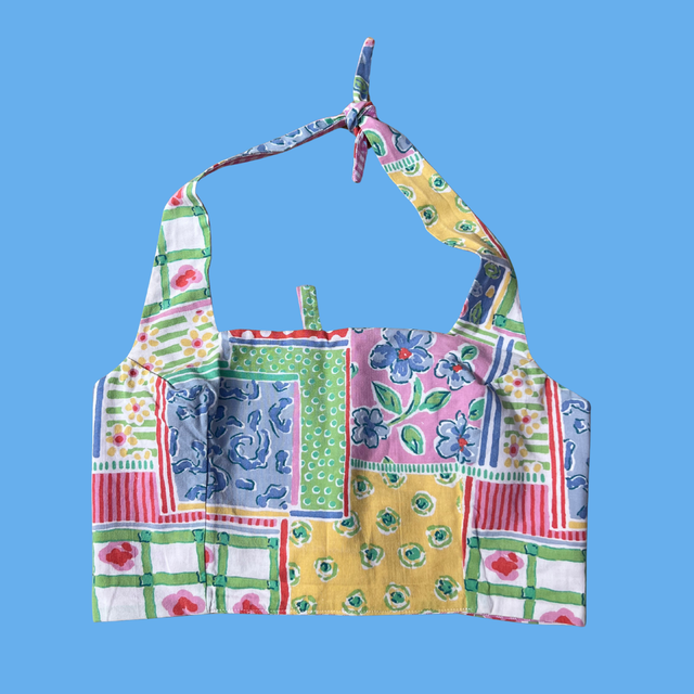 Crop top reversible "Mimi" - M