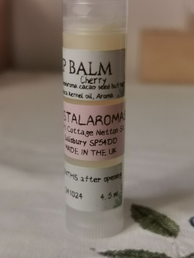 Lip Balm  Cherry  (organic ingredients) 4g