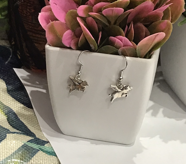 Silver Dangling Earrings- SDE32
