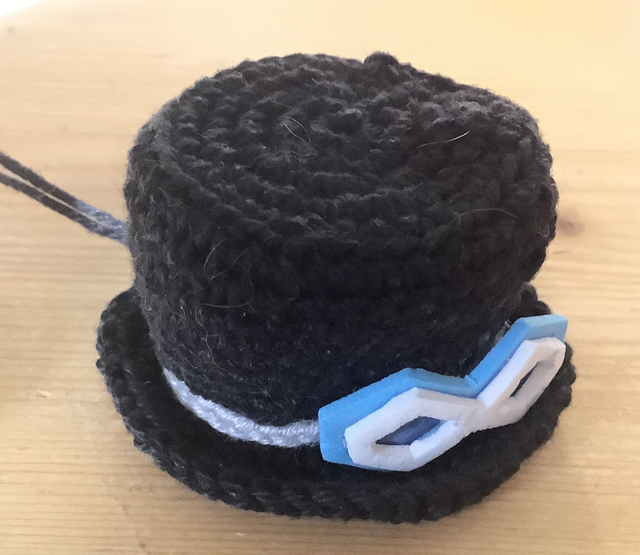 Porte clé &quot;Pirate chapeau noir&quot;