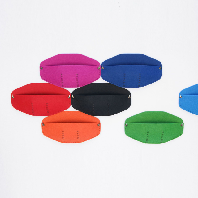 Vide-poche mural rouge Hyphen