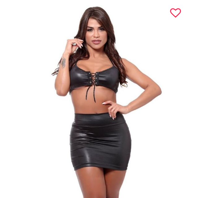 Top e Minissaia com Ilhós