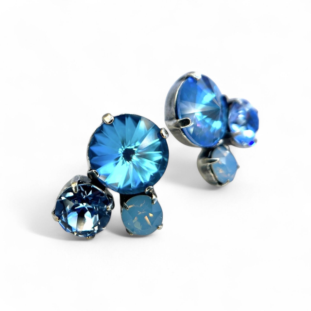 Ohrstecker TRES GRANDE Ocean Blau