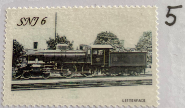 Brevfrimärke 5  -  SNJ 6
