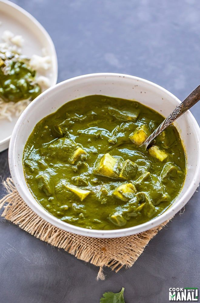 Palak Paneer (500 CC) – Creamy Spinach Curry with Cottage Cheese