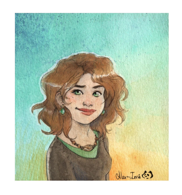 A5, un personnage, couleur - commande d&#039;illustration originale