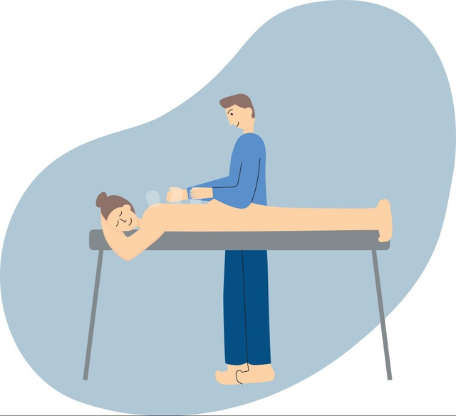 5 x 90 perces teljes test masszázs köpölyözéssel