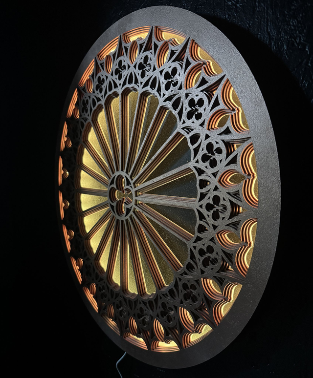 Mandala Cathédrale Led