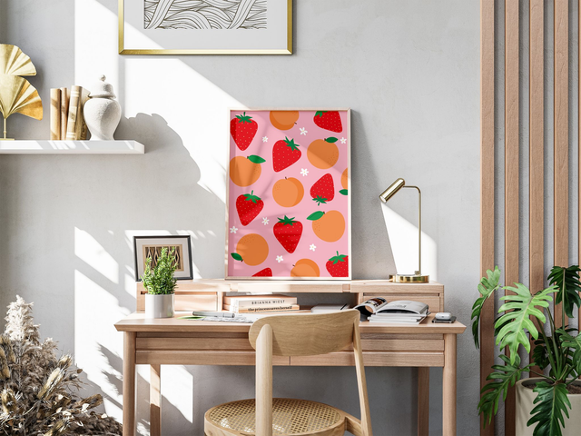 Dose de couleur - Fruits Affiche