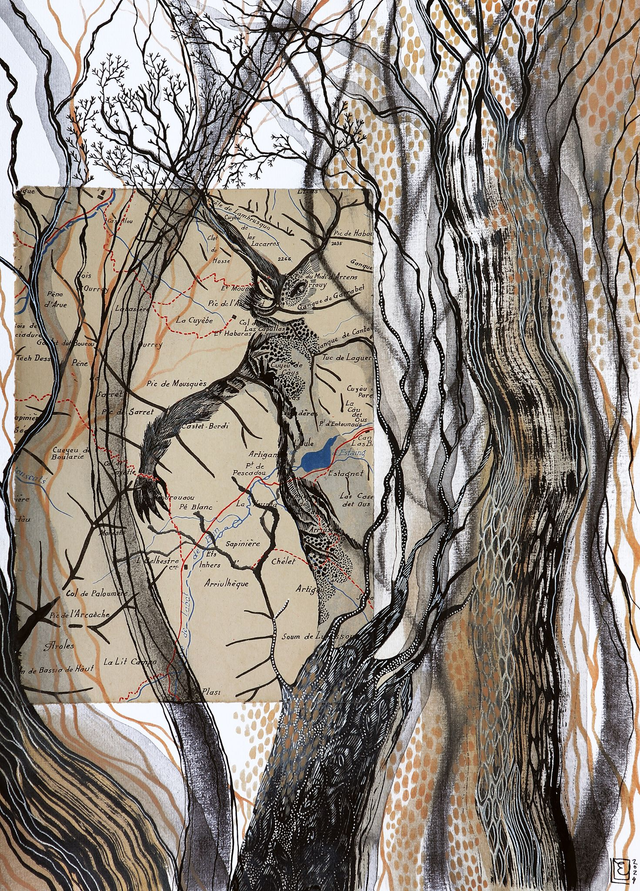 Créature / Montagne Multiple - Expériences cartographiques / A5, A4, A3, A2 print