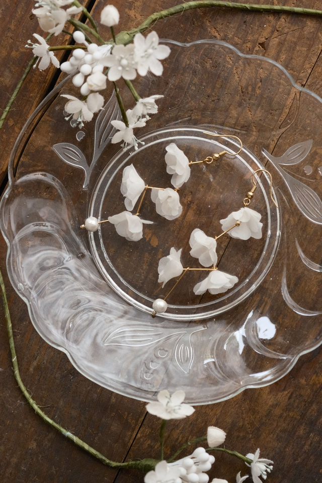 art flower earrings