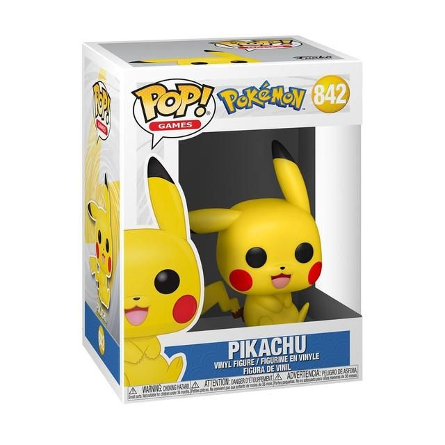 Funko Pop! Vinyl Figure - Pokemon Pikachu Sitting #842
