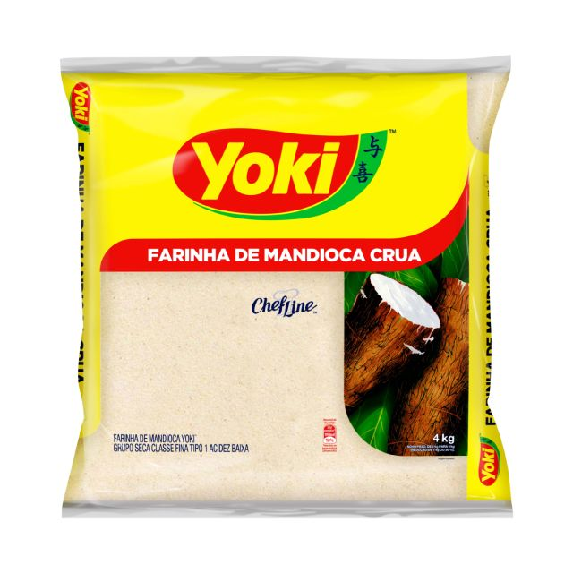 Farinha de mandioca crua 500 gr- Yoki