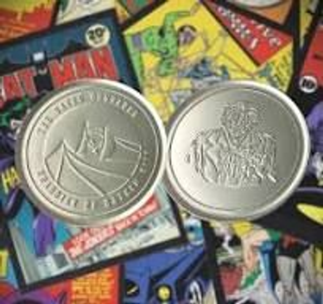 DC COMICS - BATMAN ET JOKER- SET 4 DESSOUS DE VERRE EN METAL