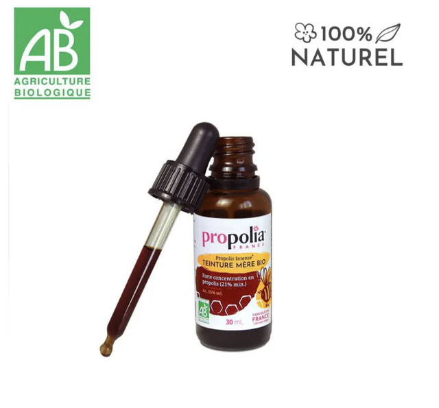 Teinture mère de Propolis Bio  "Propolis Intense"