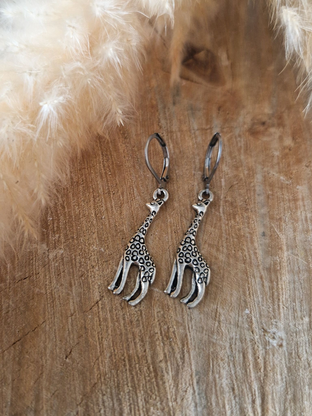 Boucles d'oreilles "Girafes"