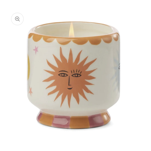 Vela ceramica dopo ORANGE BLOSSOME