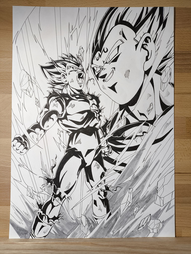 Markers Vegeta &quot;Dragon Ball&quot; A3