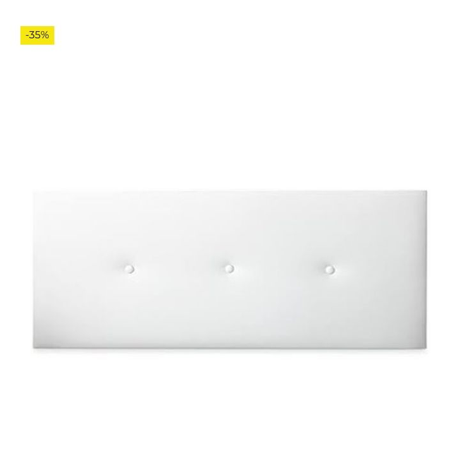 DUÉRMETE - 160 x 60 cm. Cabecero Premium Acolchado Modelo Milán, Tapizado en Polipiel de Alta Gama