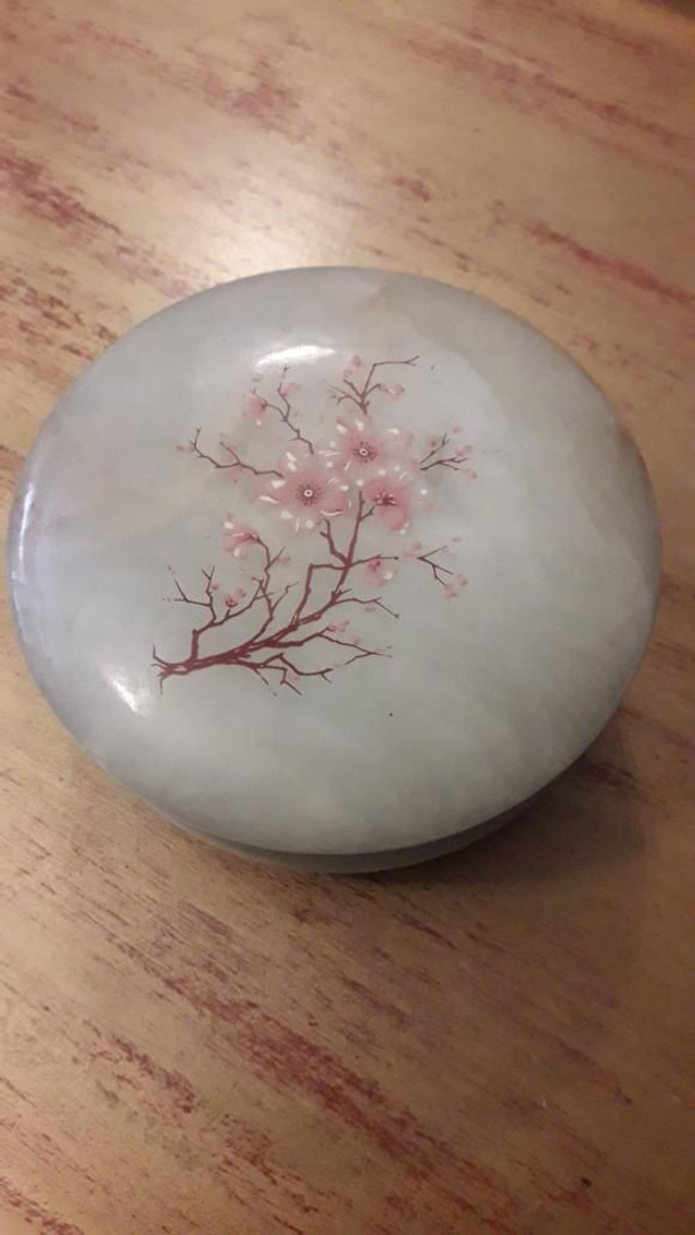 Boite à bijoux albâtre 