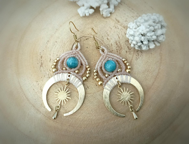 Boucles d'oreilles « SAYA » ~ Coloris au choix