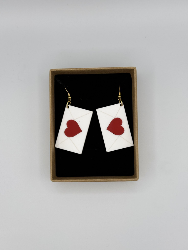 Boucles d’Oreilles « Lettre d’Amour »