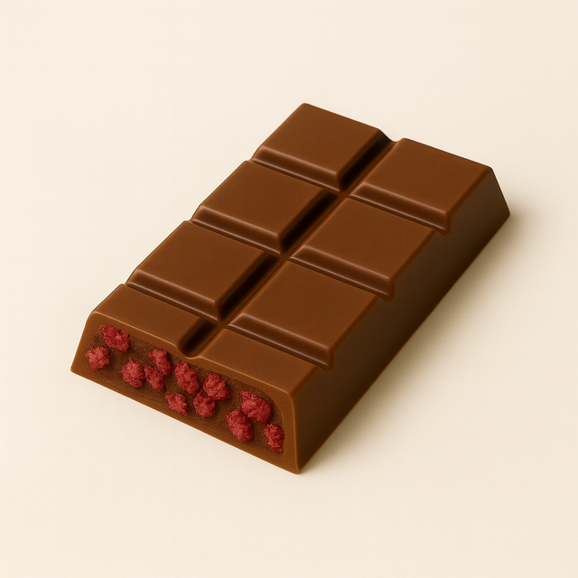 Tigernut Fudge Chocolate Bar - Raspberry - 70g