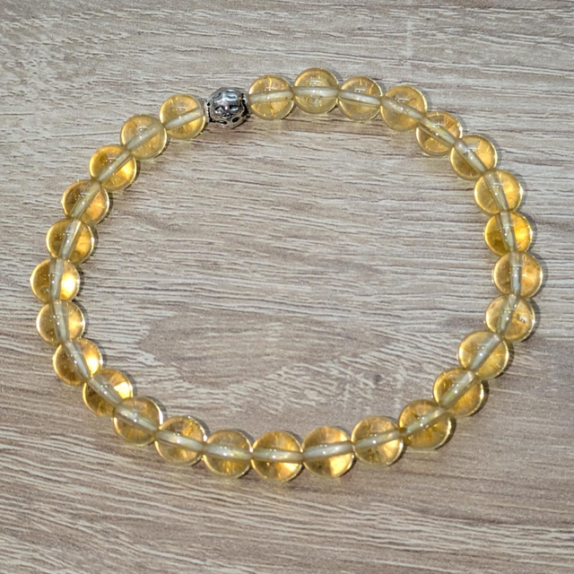 Bracelet "Citrine" 6mm BR-010