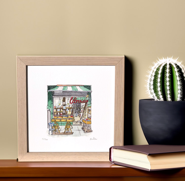 Book Shop, Paris, Art Print – Cozy Library Decor
