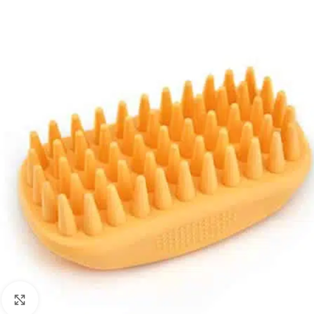 Rubber curry brush 