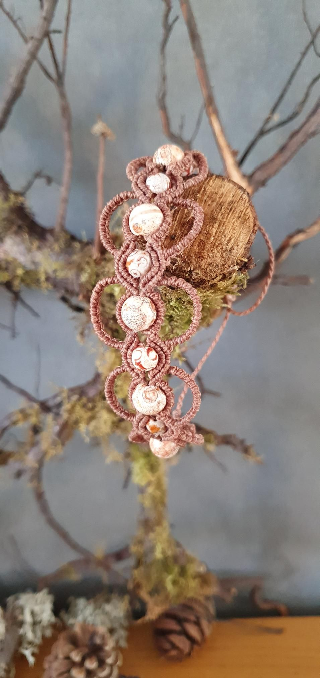 Bracelet agate mexicaine 