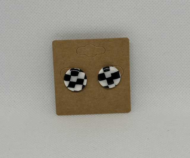 Ohrstecker Karo