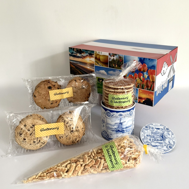 Stroopwafelbox glutenvrij ‘Holland’ 