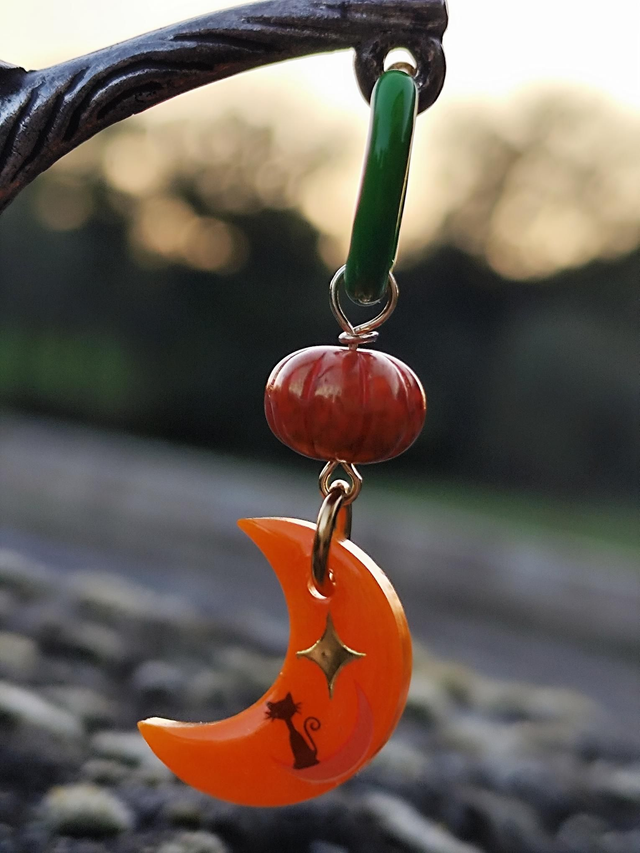 Boucles d'oreilles 'Halloween Night'