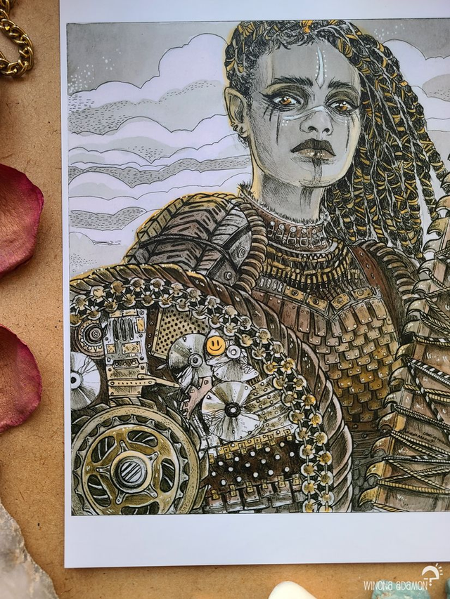 Shield Maiden - carte A5