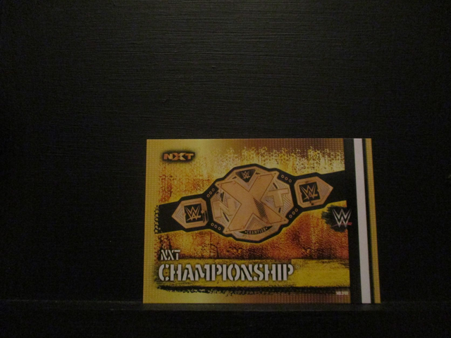 NXT Championship - Championship Slam Attax 10th Edition Original Trading Card #349