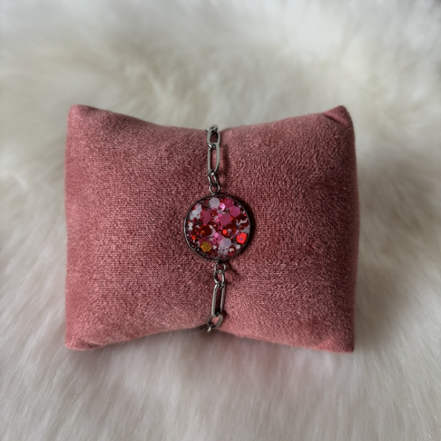 Bracelet Shiny Rose/Rouge