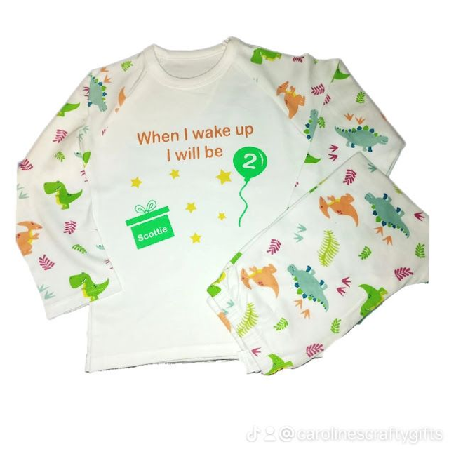 Kids personalised PJ&#039;s 