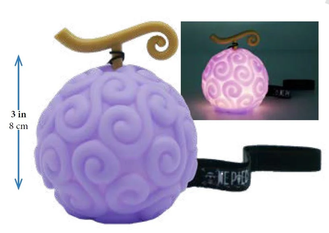 ONE PIECE - The Devil Fruit - LED Lamp - 8 cm