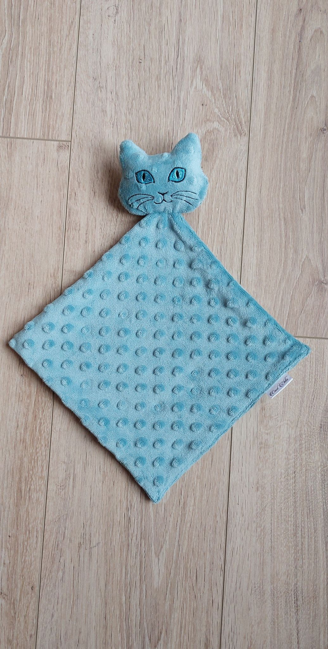 Douchou chat turquoise