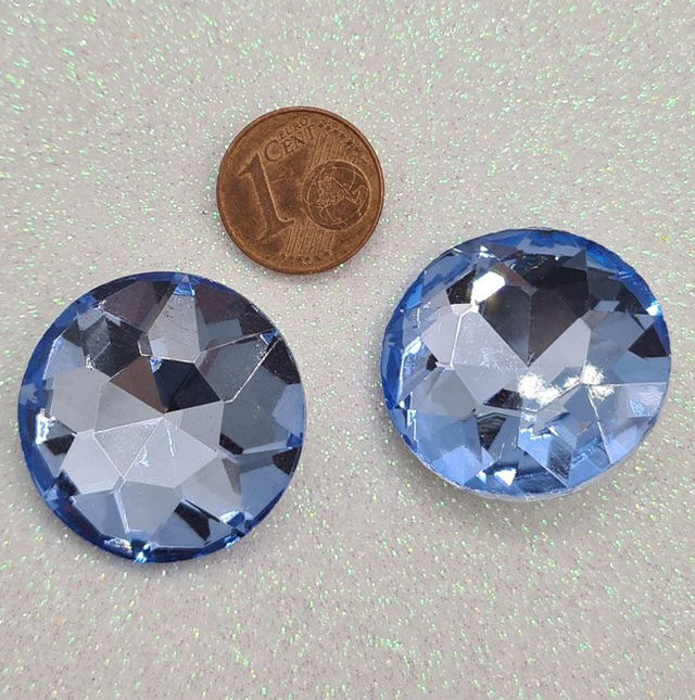 Fancy Chaton, Light Sapphire, 27mm