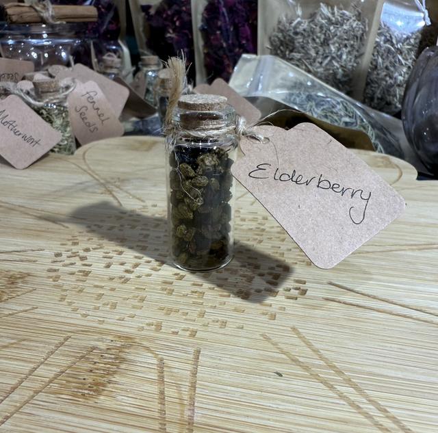 Home foraged elderberries 