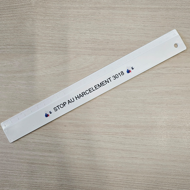Règle (25 cm) - STOP HARCÈLEMENT