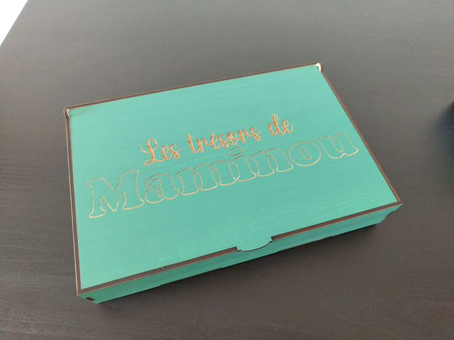 coffret en bois personnalisable